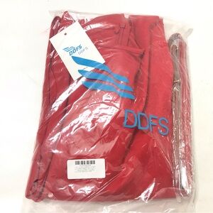 METAMORPHOSIS Girl Women’s Red Dress Size L Pleated Sleeve Work Career